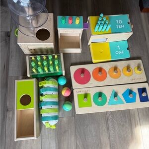 Wooden Lovevery Montessori Toy Set - Multicolor